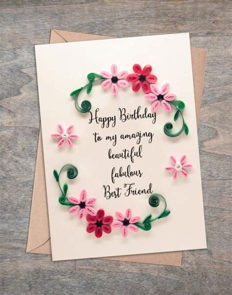 birthday cards ideas for friends